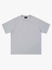 Perlenbesetztes T-Shirt