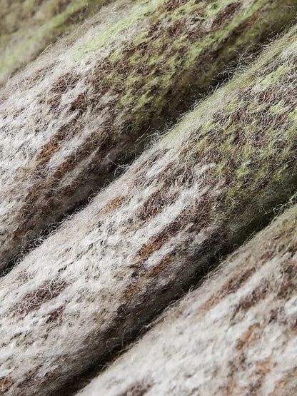 Colorful Knit Vest with Geometric Patterns for Women 