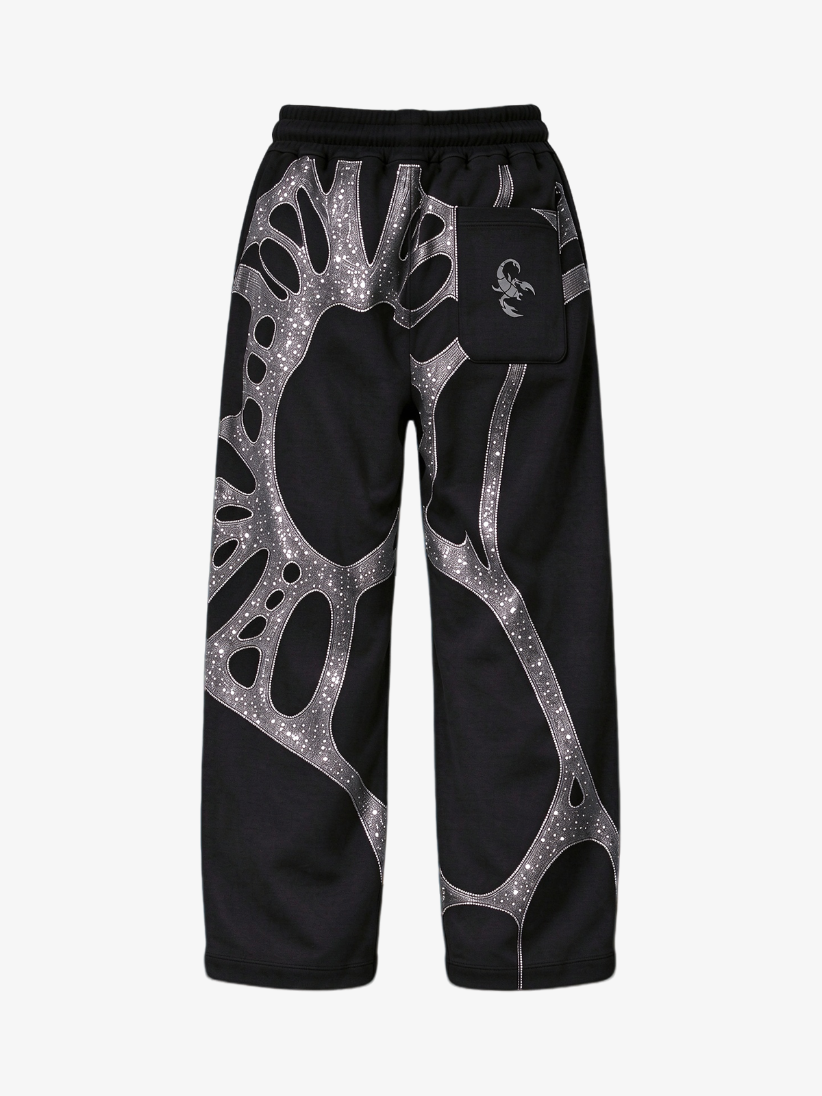 Spiderweb Graphic Full-Zip Hoodie & Sweatpants Set
