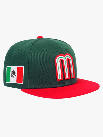 Casquette de baseball brodée de l'équipe du Mexique