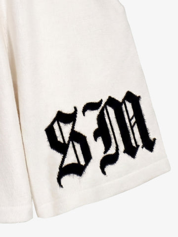 Gothic Chenille Oversized Street Shorts