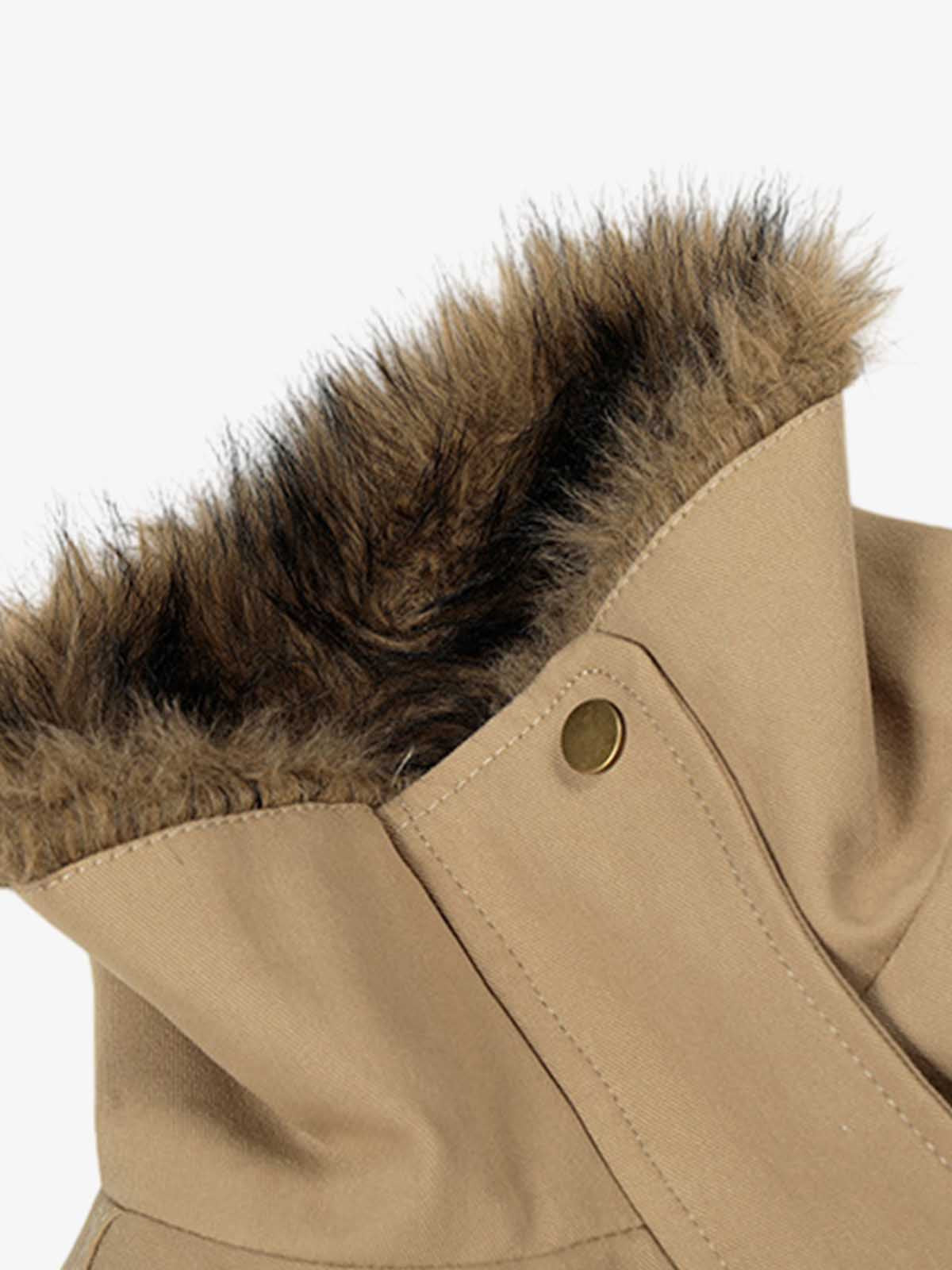 Stylish Unisex Bomber Jacket with Detachable Faux Fur Collar - Perfect for Casual and Trendy Looks 