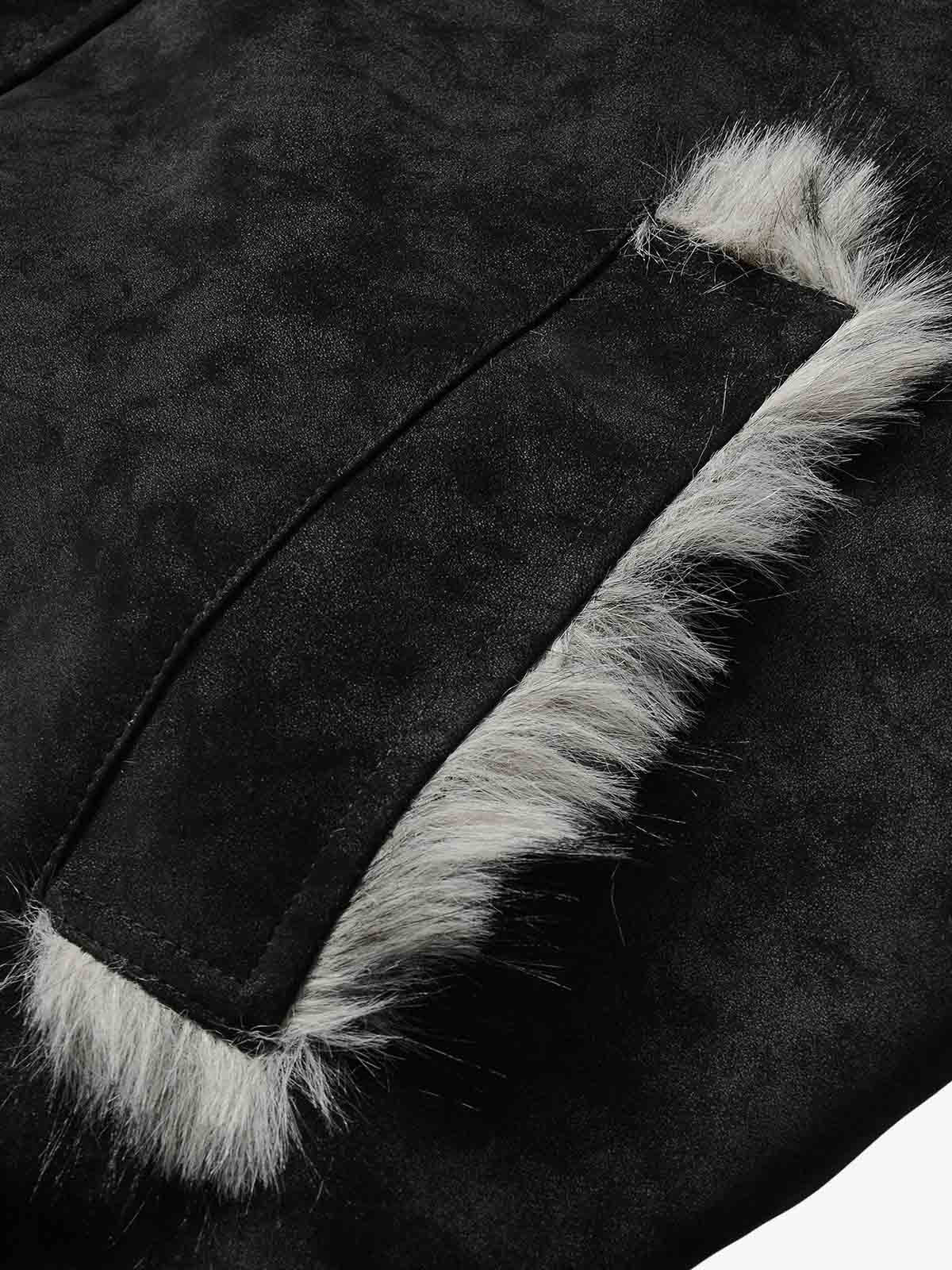 Faux-Fur Collar Padded Jacket