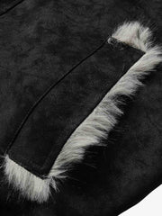 Faux-Fur Collar Padded Jacket