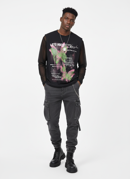 Street Butterfly Graphic Tank Top 