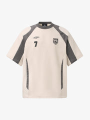 Suede-Touch Embroidered Sport Color-Block T-Shirt 