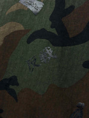 Anti-War Graphic Camo Jacket; Army Green Camouflage / S, Army Green Camouflage / M, Army Green Camouflage / L, Army Green Camouflage / XL, Army Green Camouflage / 2XL