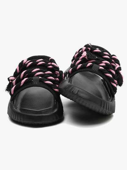 Street Lace-up Open Toe Sandals 