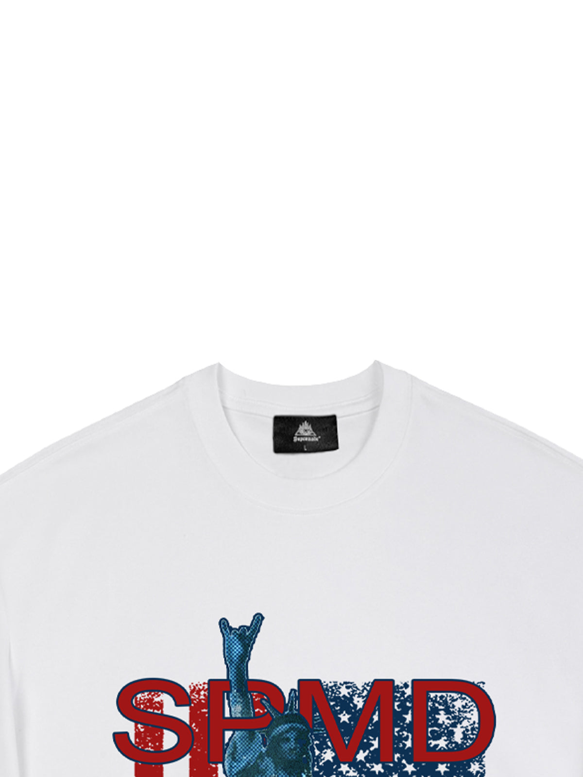 Original Rock Statue Of Liberty Print T-shirt 