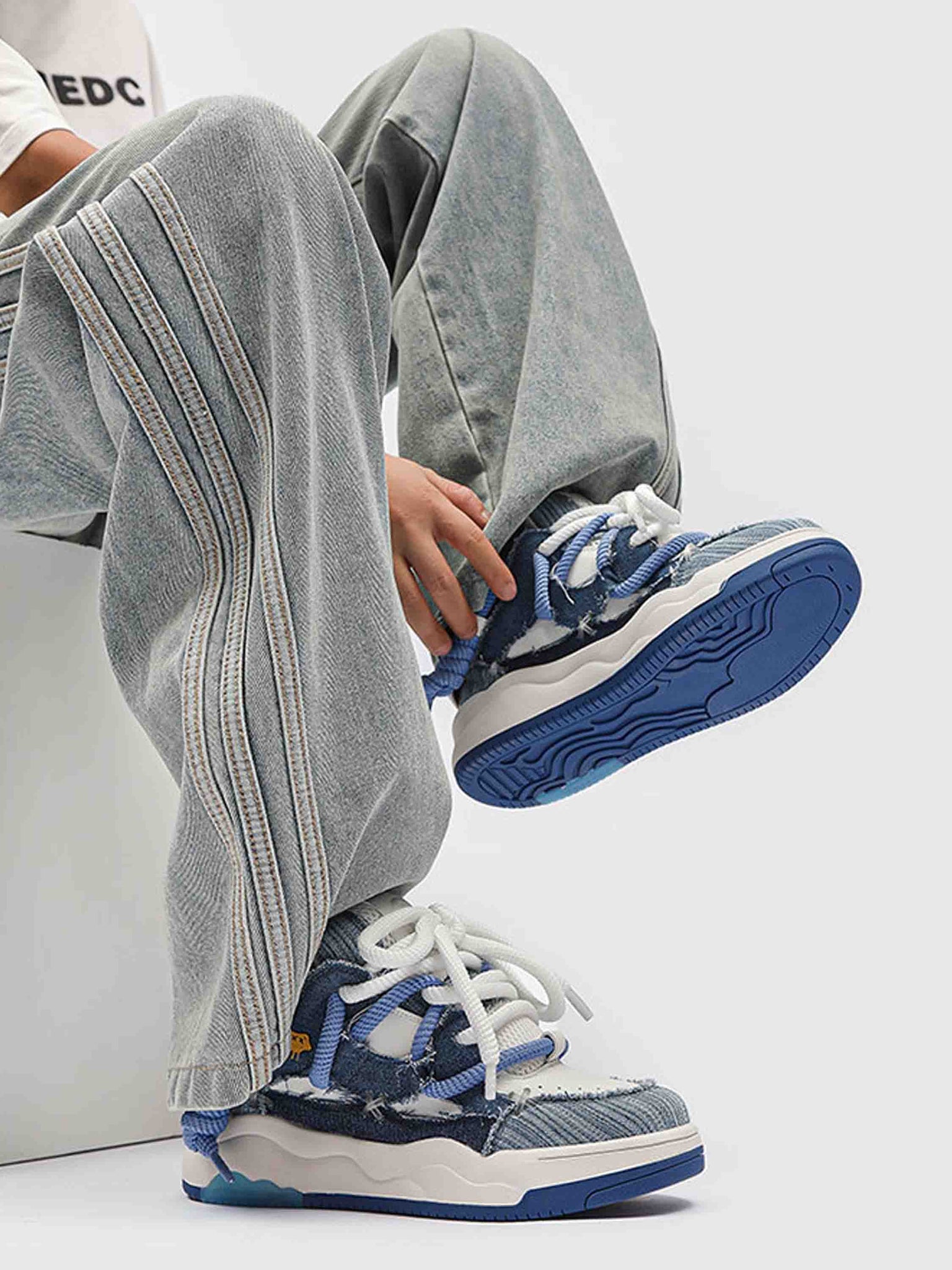 The Supermade Thick-soled Couple Casual Board Shoes - 1626