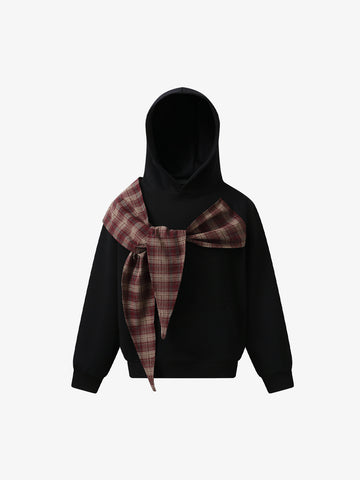 Plaid Patchwork Sweatshirt