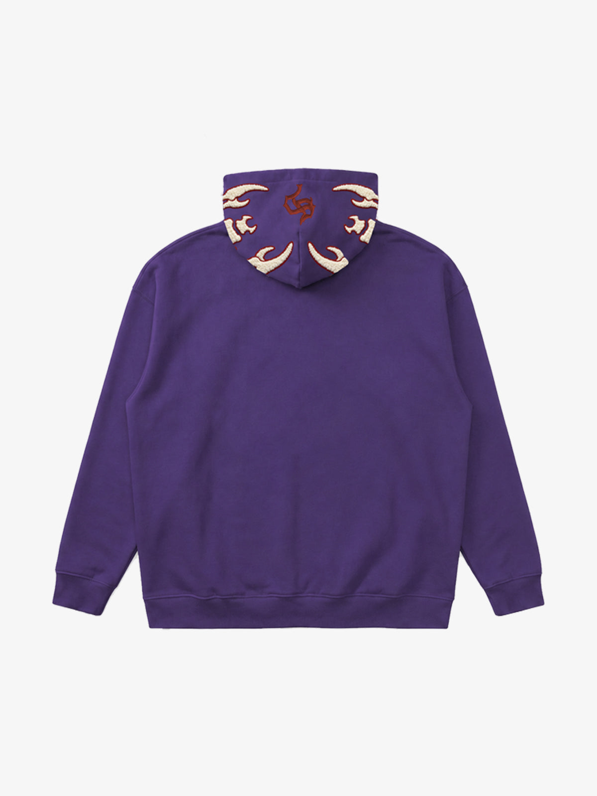 Scorpion Skeleton Terry Embroidered Hoodie