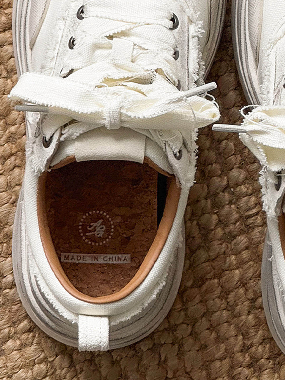 Retro Big-head Bandage Platform Canvas Shoes