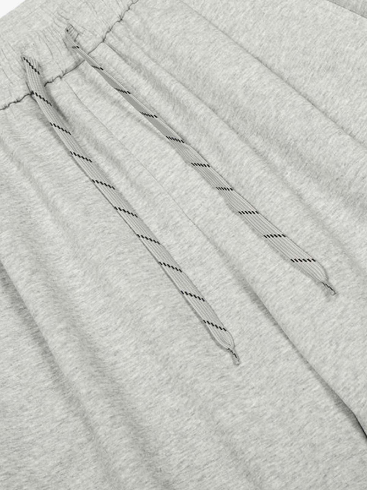 Drawstring Wide Leg Relaxed Sweatpants 