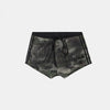 cotton retro hot girl casual sportswear striped plaid shorts