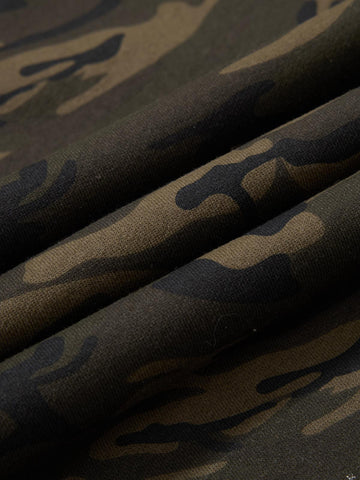 Camo Drawstring Baggy Sweatpants
