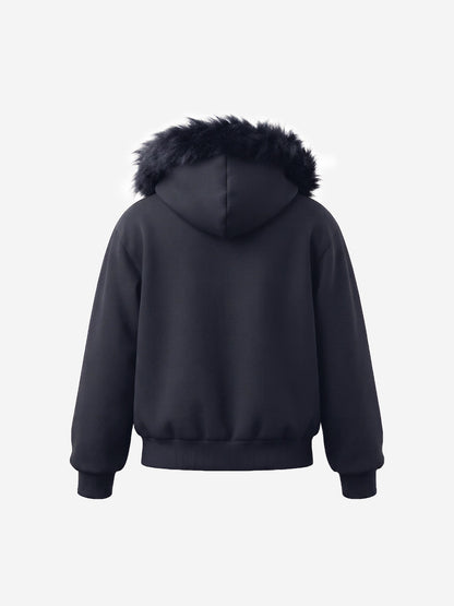 Fleece Hoodie Cardigan Tracksuit
