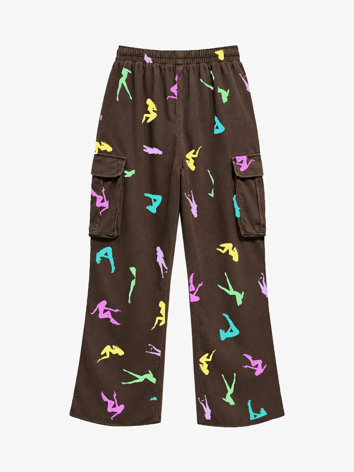 Girl Graphic Wide-Leg Pocket Sweatpants