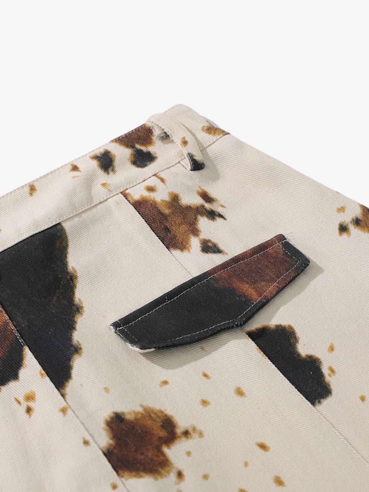 High-Waisted Wide-Leg Cargo Pants with Unique Pocket Design 