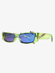 Punk-Style Niet-Sonnenbrille, klein, quadratisch
