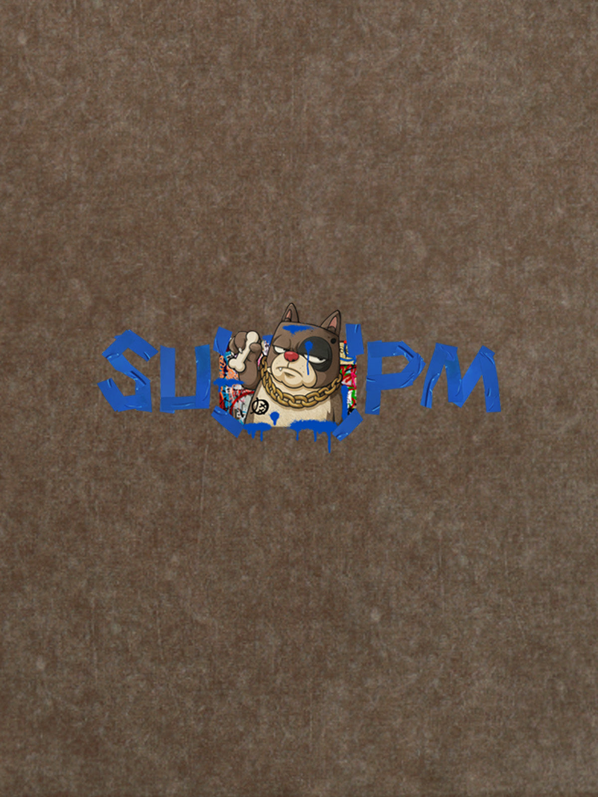 SUPM Graffiti Tape Graphic T-shirt 