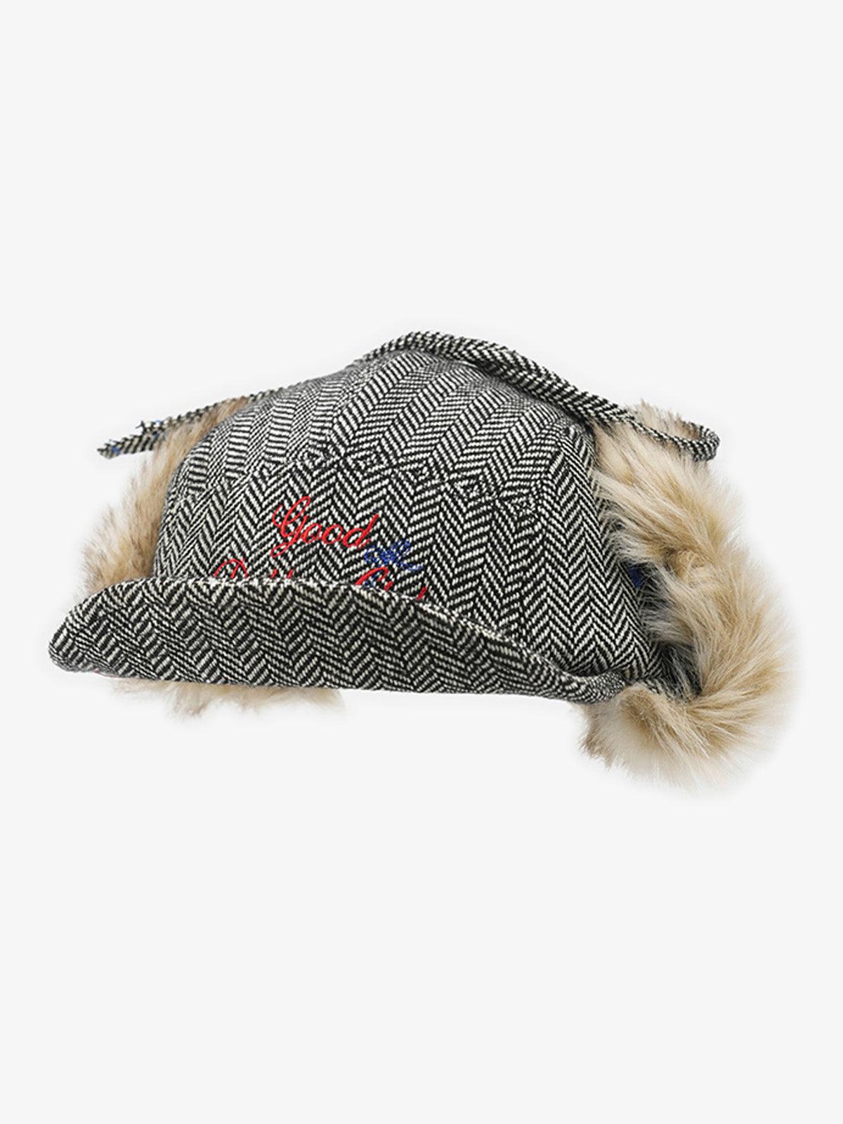Winter Warmth Aviator Hat with Embroidered Design 