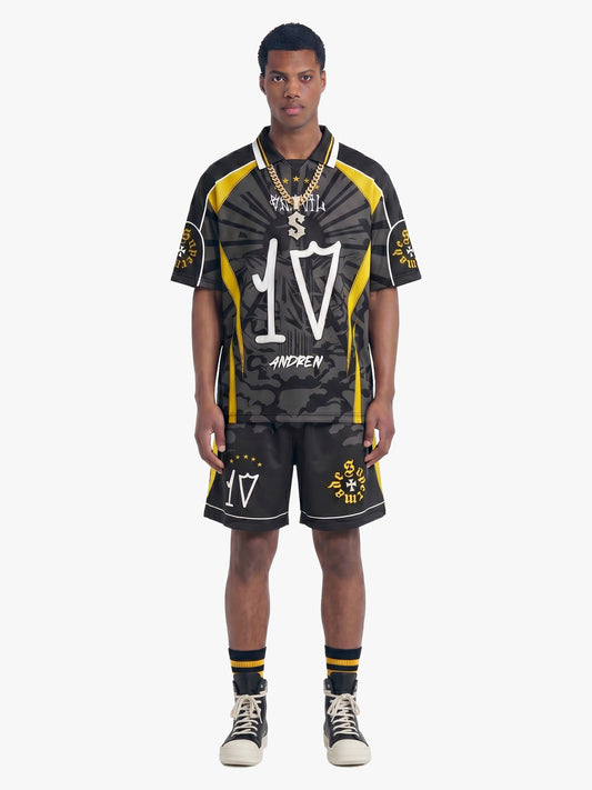 Retro Brazil "Savior" Polo Custom Jersey Set