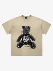 Spiked Bear Graphic T-Shirt 