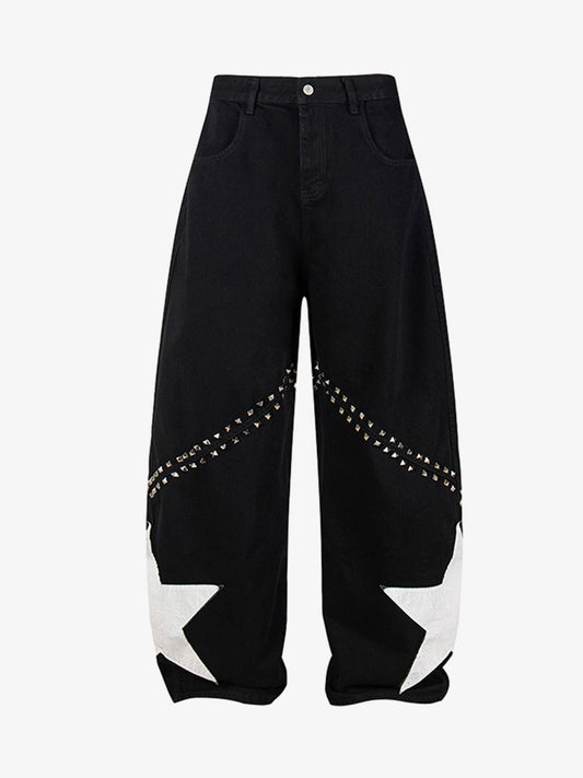 Star Patchwork Jeans