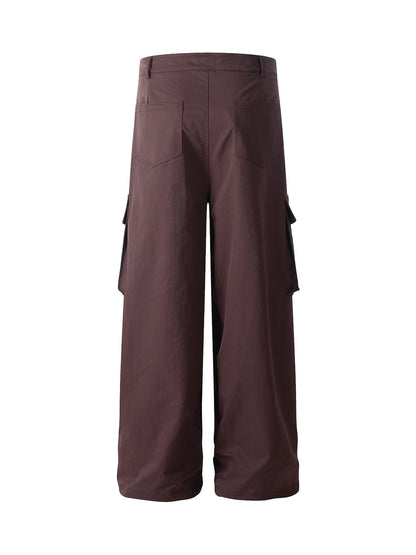 Deconstructed Multi-Pocket Cargo Pants 