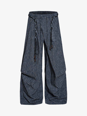 Pleated Drawstring Pants