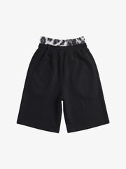 Logo Embroidery Double Waist Shorts