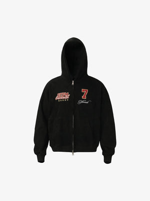 Stylish Red Hooded Zip-Up Jacket for Casual Wear 