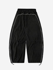 Scorpion-Embossed Cropped Zip Jacket & Curved-Leg Pants Set