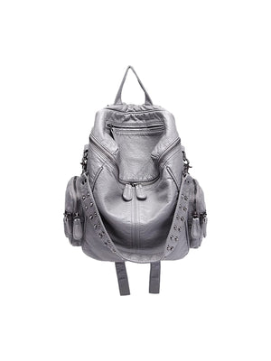 Studded Metallic Backpack 
