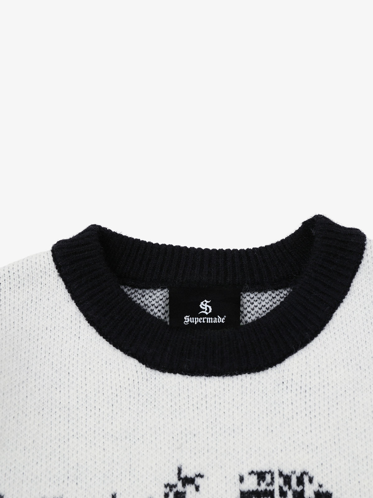Street Portrait Jacquard Knit Sweater