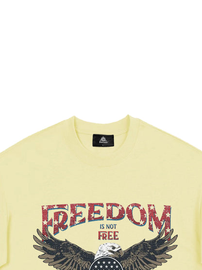 Original Freedom Eagle Print T-shirt 