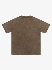 Soccer Ball Footprint Graphic T-Shirt 