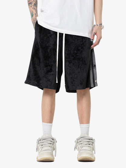 Pantalones cortos deportivos de gamuza