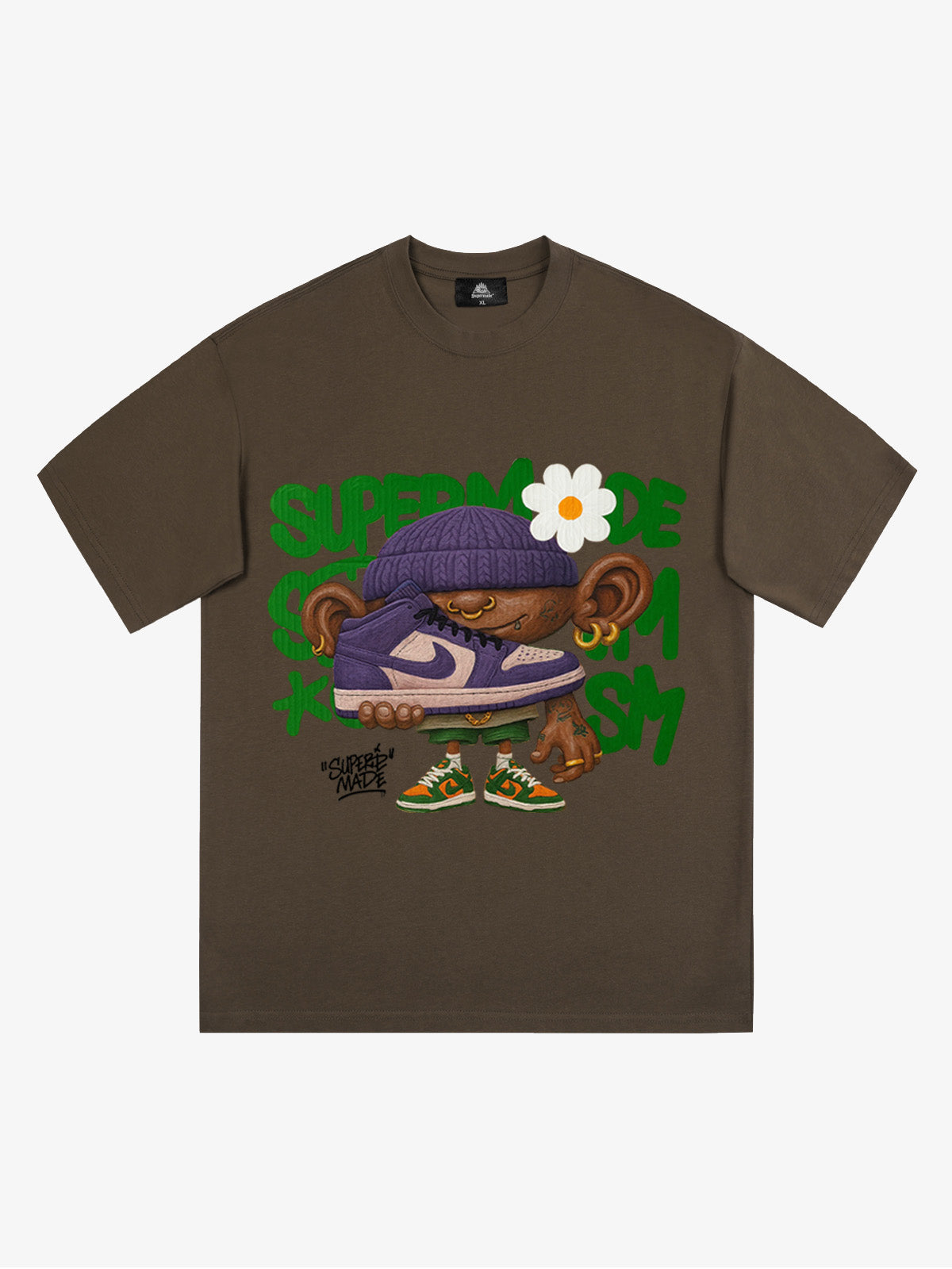 Thesupermade Cartoon Graffiti Sneaker Lovers T-shirt 