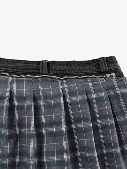Detachable Skirted Curved Jeans 