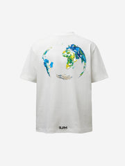 Graffiti Paint Drip Letter Print Oversized T-Shirt 