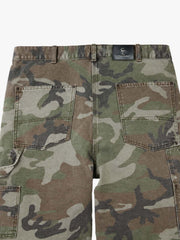 Gear Smiley Patch Camo Cargo Shorts