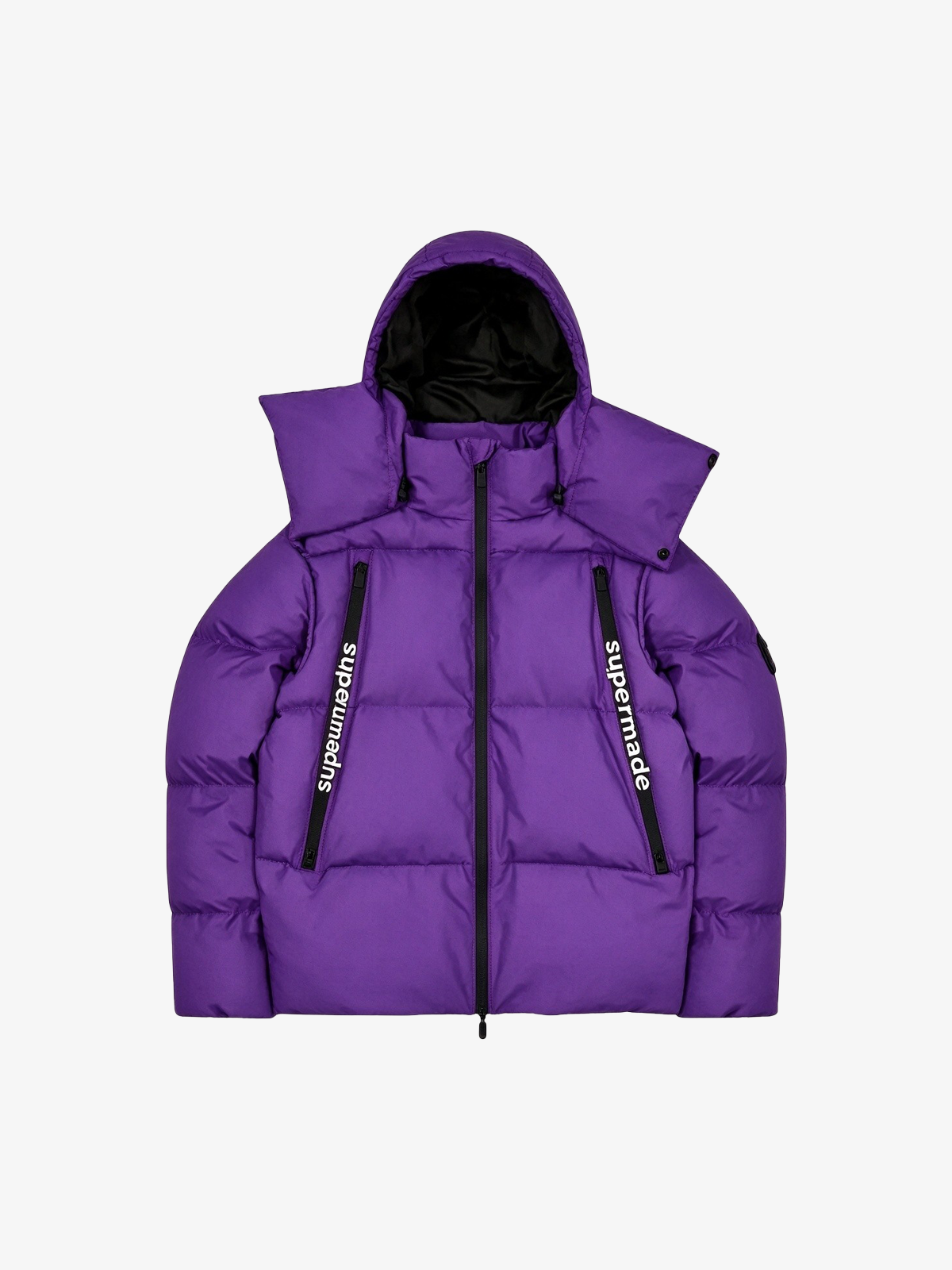 Graphic Hooded Puffer Jacket