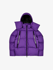 Graphic Hooded Puffer Jacket