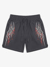 Y2K Thorn Graphic Drawstring Shorts