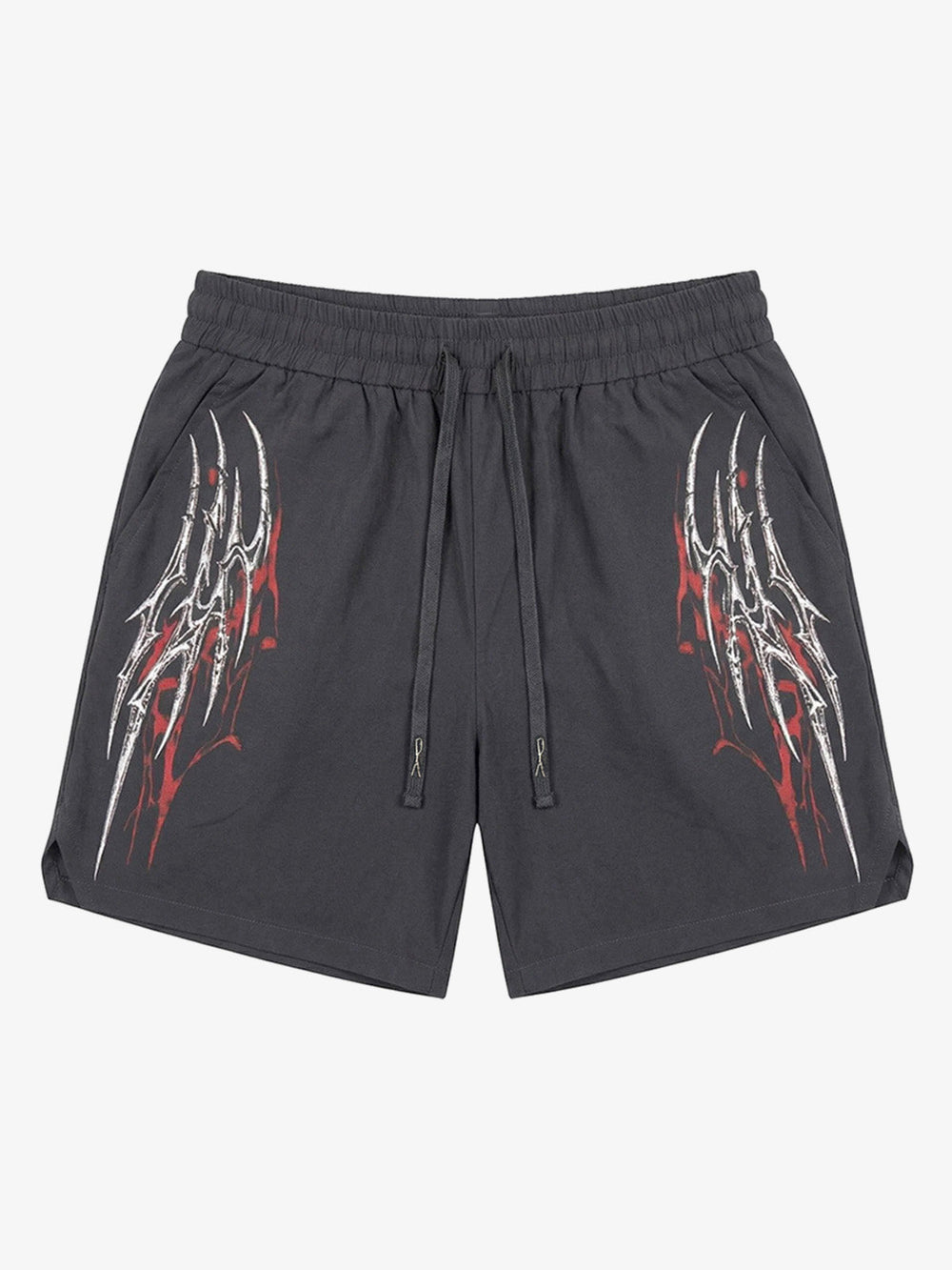 Y2K Thorn Graphic Drawstring Shorts 