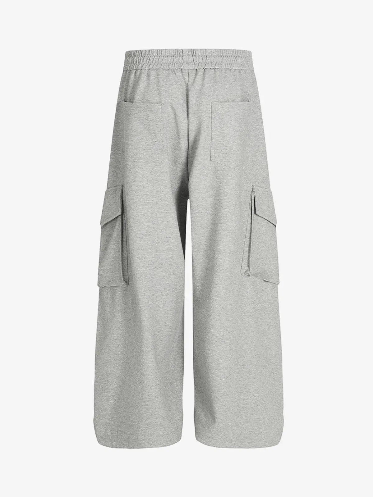 Wrinkled Detail Multi-Pocket Cargo Sweatpants 
