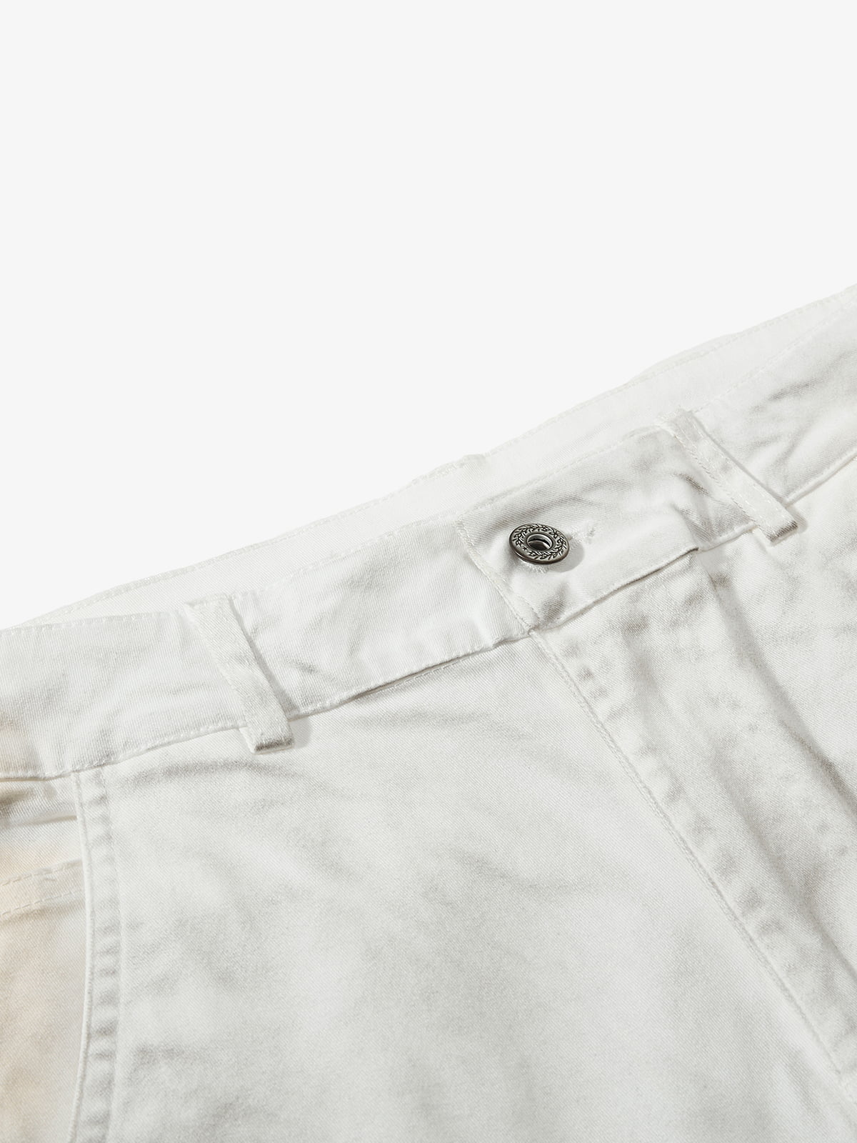 Cotton Blend Wide Leg Cargo Pants with Zipper Pockets and Utility Design 