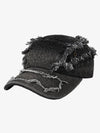 Ripped Denim Baseball Cap